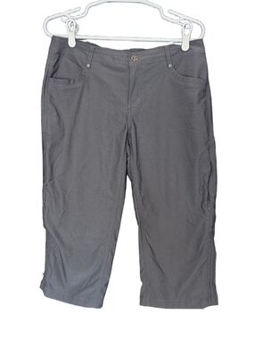 Kuhl Women Trekr Kapri Legendary Capri Crop Pants Gray Hiking Size 10